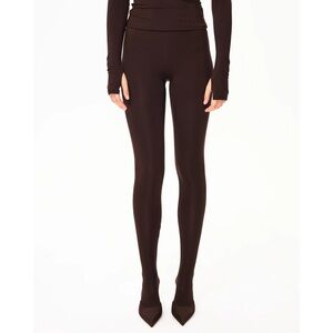 KHY Footed Leggings in ‘Chocolate’